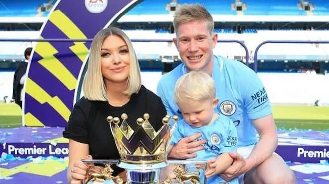 Michele Lacroix and Kevin De Bruyne son