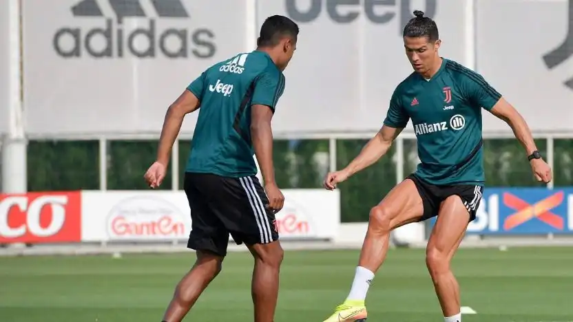 Ronaldo Juventus training