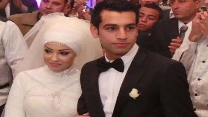 Mohamed Salah wife Magi Salah wedding