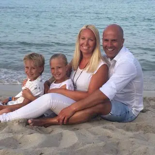 arne slot and mirjam slot with their children