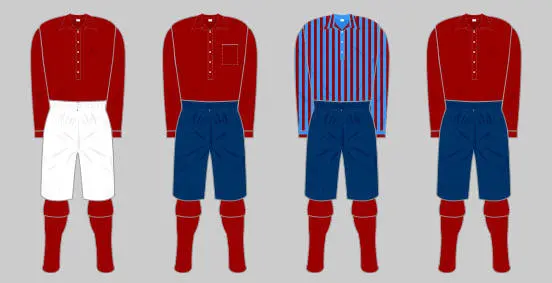 arsenal red kit from 1896