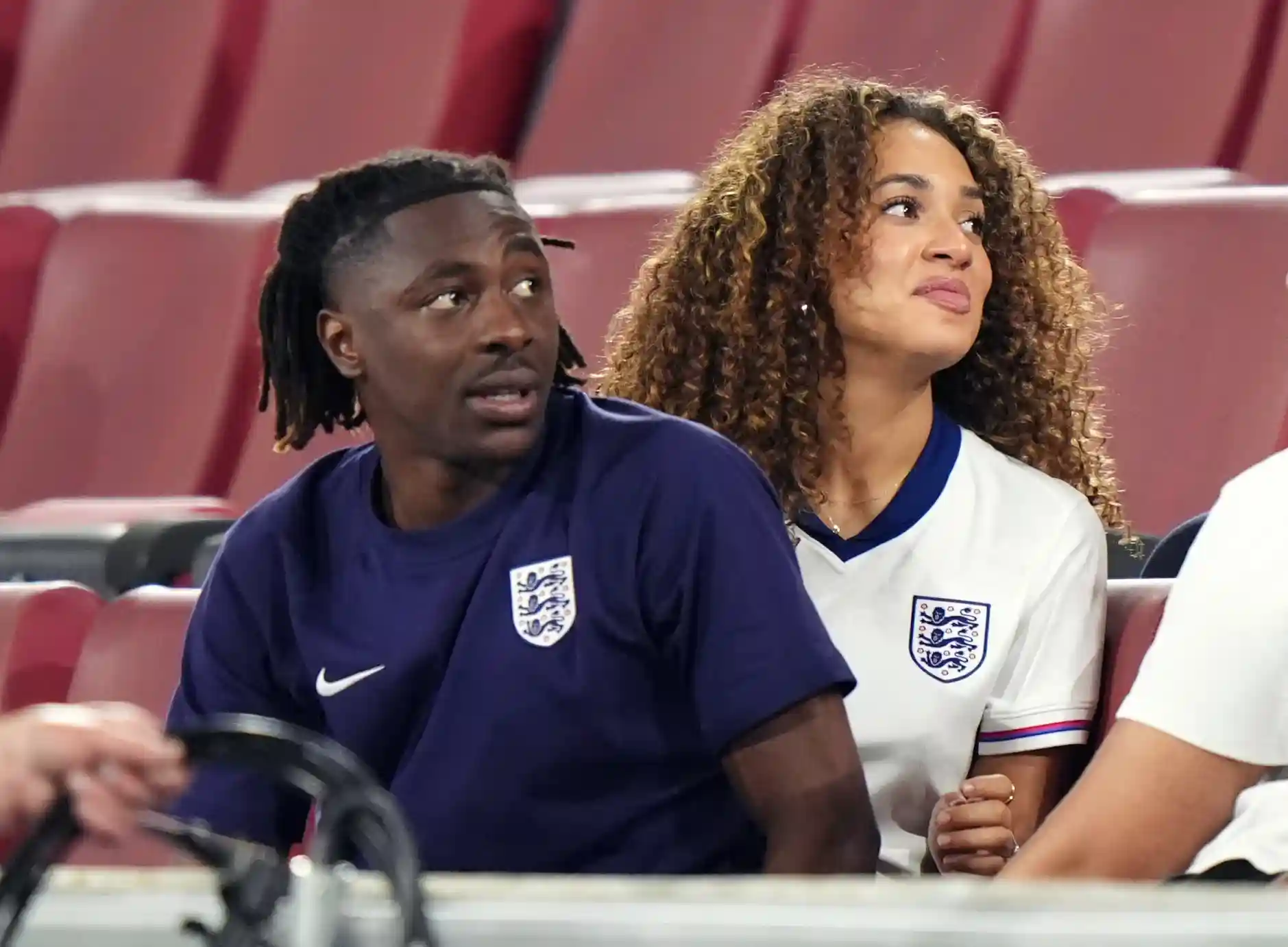 eberechi eze and his wife and euro 2024