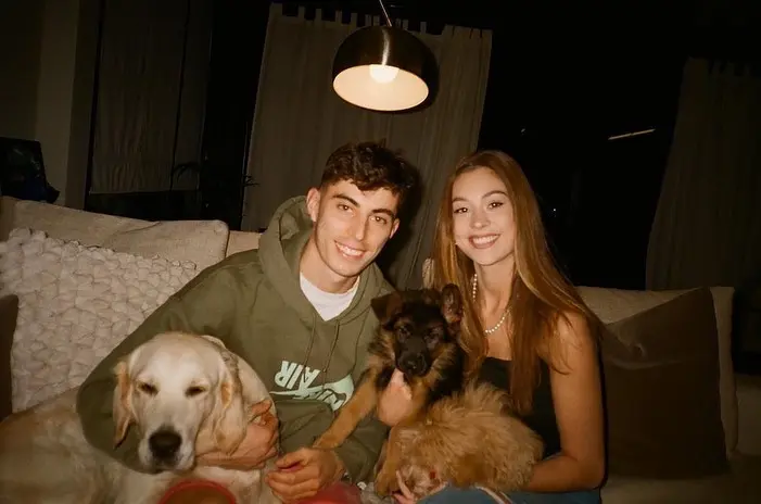 kai havertz and sofia weber dogs