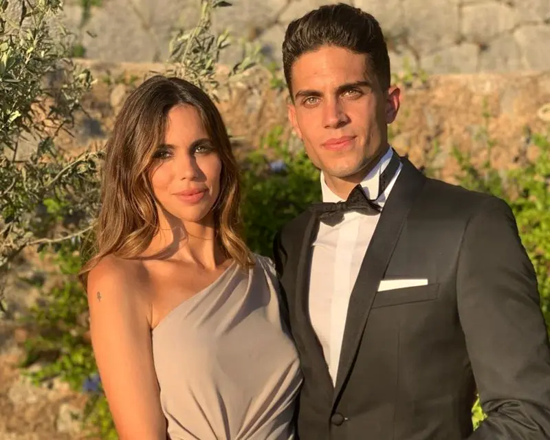 Marc Bartra wife Melissa JImenez