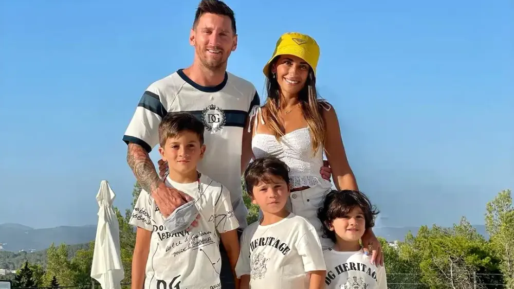 lionel messi's wife Antonella Roccuzzo children