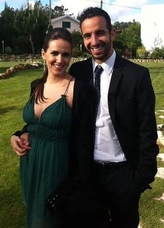 ruben amorim and wife maria joao diogo