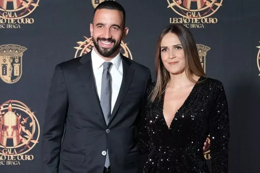 ruben amorim and maria joao diogo at a gala legiao de ouro event