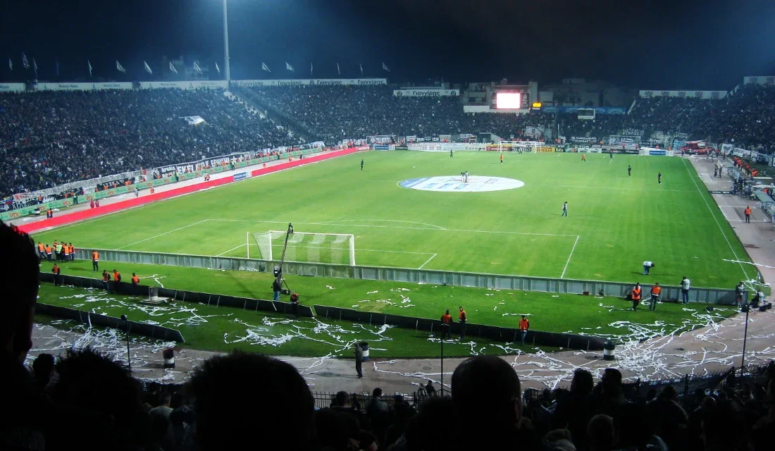 PAOK’s Toumba Stadium in Thessaloniki known for a fierce home atmosphere