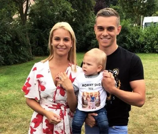 leandro trossard and laura hilven child thiago