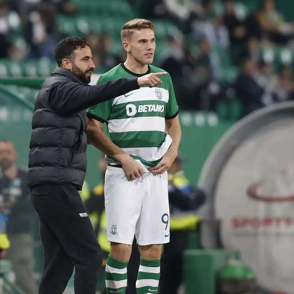 viktor gyokeres and ruben amorim for sporting